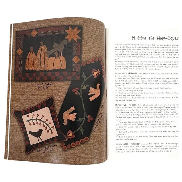 3 Whimsicals Quilt Pattern Book For The Bird Homestead Sampler Sample The Season - Picture 5 of 14